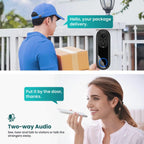 Smart Wi-Fi 1080p video doorbell