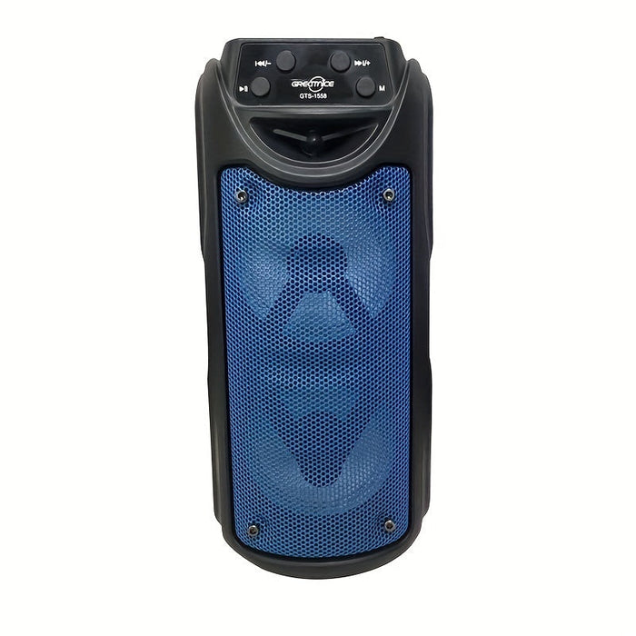 Draagbare draadloze outdoorluidspreker met ledverlichting