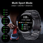 Black men's large-screen sports smartwatch