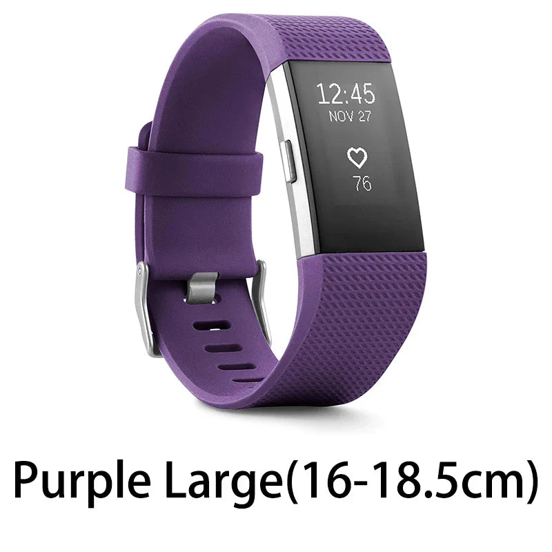 Slimme fitnessarmband, paars