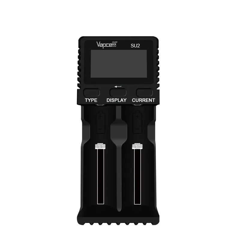 Slimme Vapcell SU2-oplader met twee sleuven