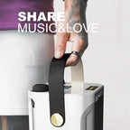 Krachtige Bluetooth-karaokespeaker met twee microfoons