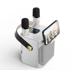 Krachtige Bluetooth-karaokespeaker met twee microfoons