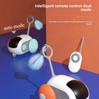 Smart interactive cat toy car