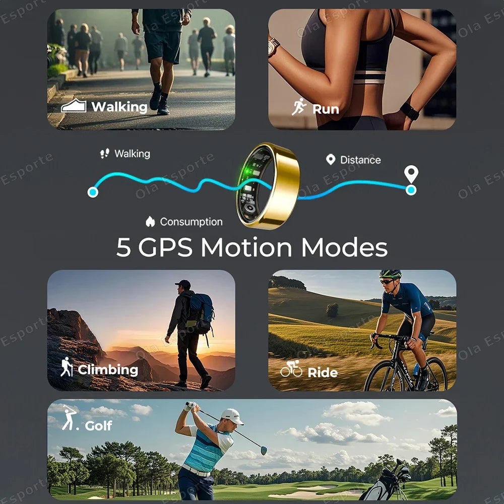 Smart ring for sleep and fitness tracking
