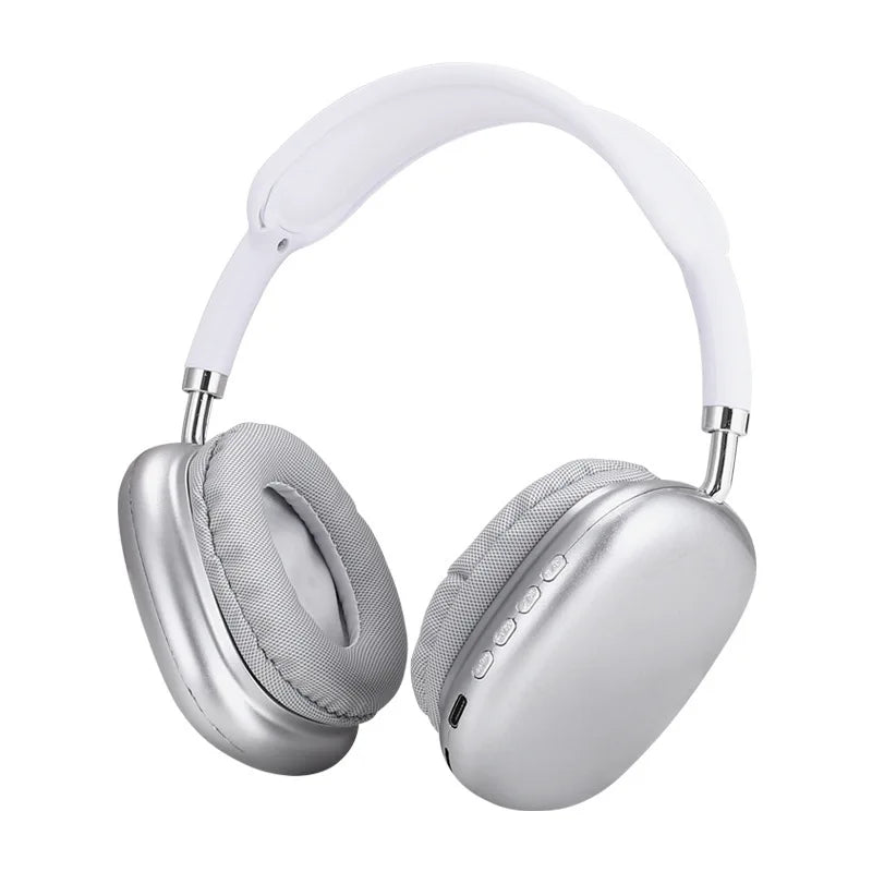 Draadloze Bluetooth-hoofdtelefoon, wit