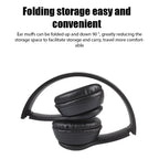 Draadloze Bluetooth-hoofdtelefoon, zwart