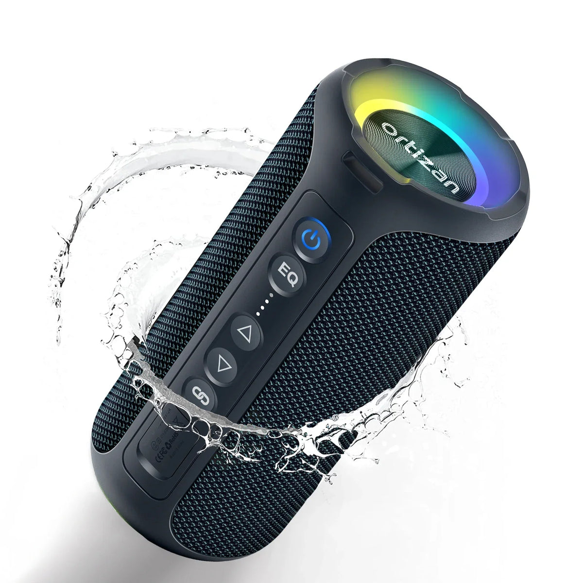 Black 40 W stereo Bluetooth speaker