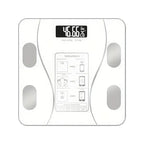 Slimme Bluetooth-weegschaal met lichaamsvetmeting, wit