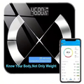Balance impédancemètre connectée Bluetooth, noire