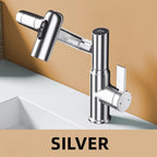 Smart rotating LED basin tap