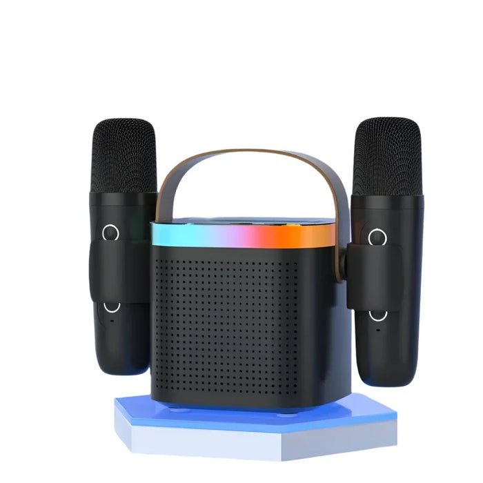 Draagbaar Bluetooth-karaokesysteem met microfoons