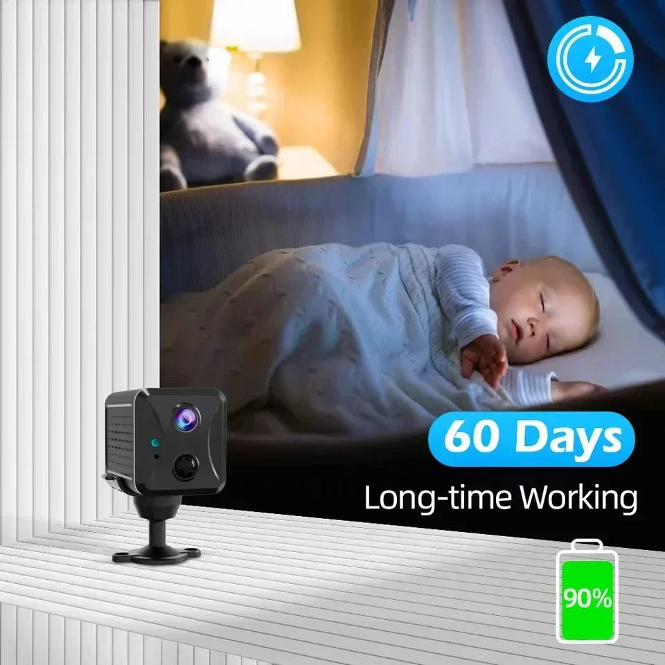 Mini 4G/Wi-Fi Ultra HD surveillance security camera