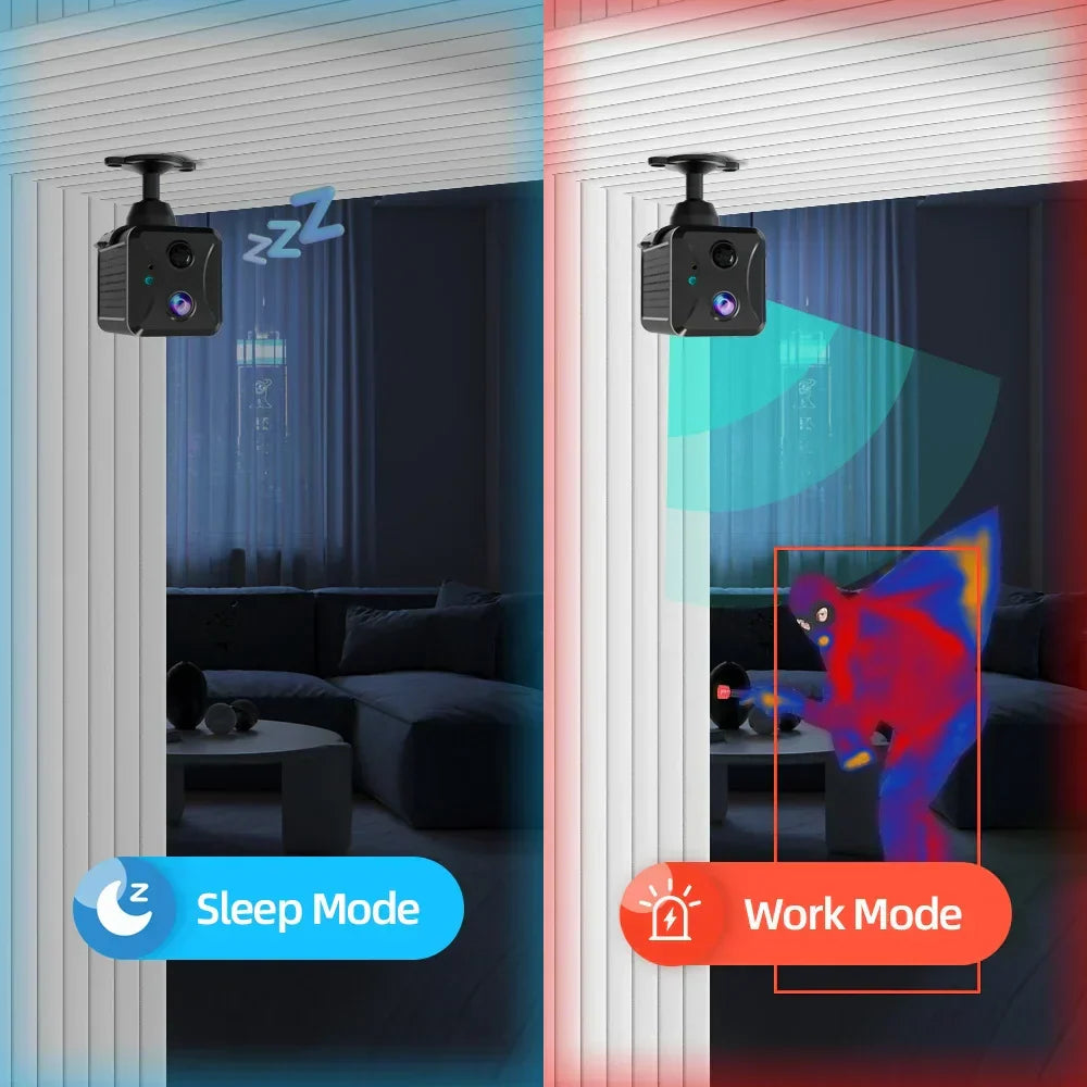 Mini 4G/Wi-Fi Ultra HD surveillance security camera