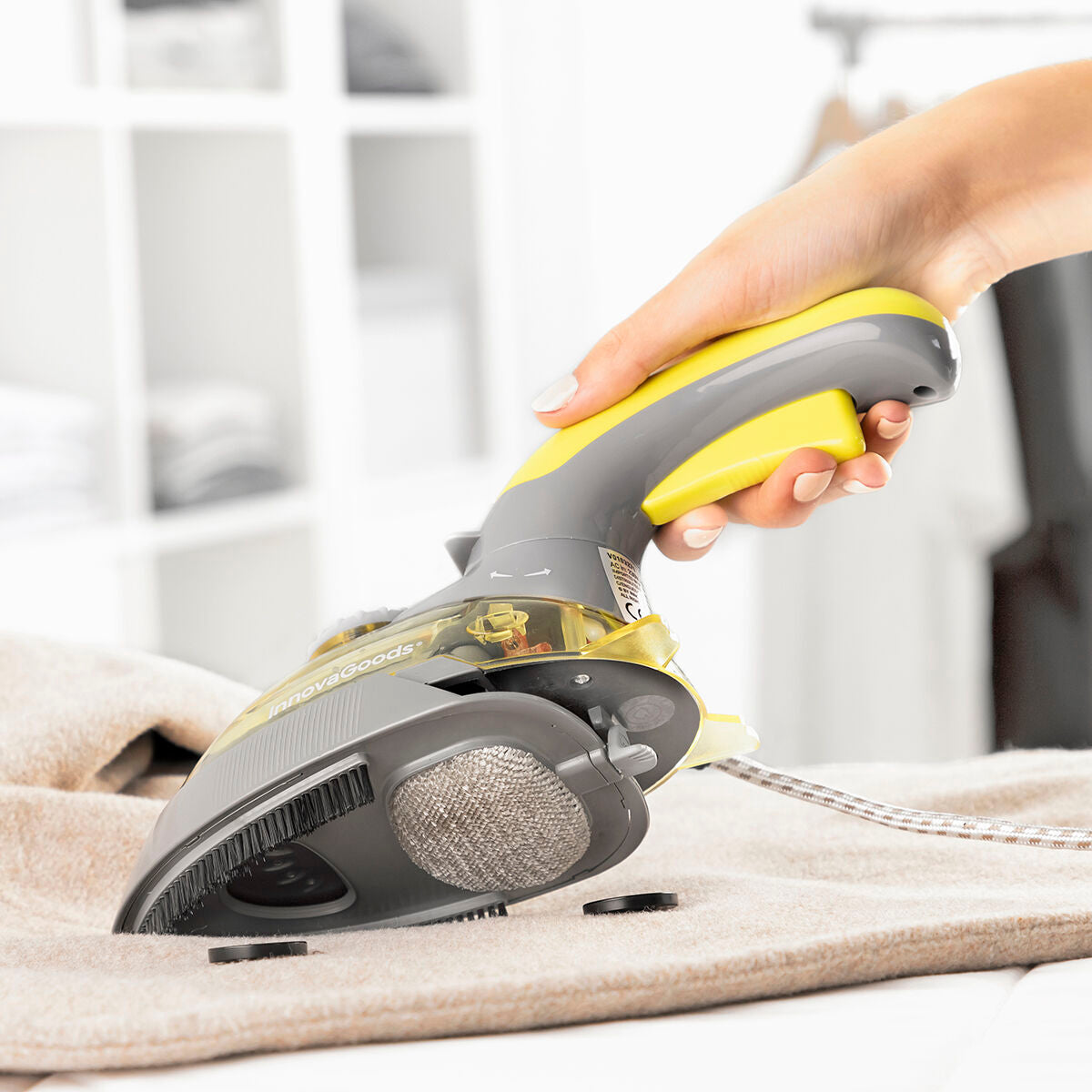 Velyron InnovaGoods mini-stoomstrijkijzer 2-in-1 800 W