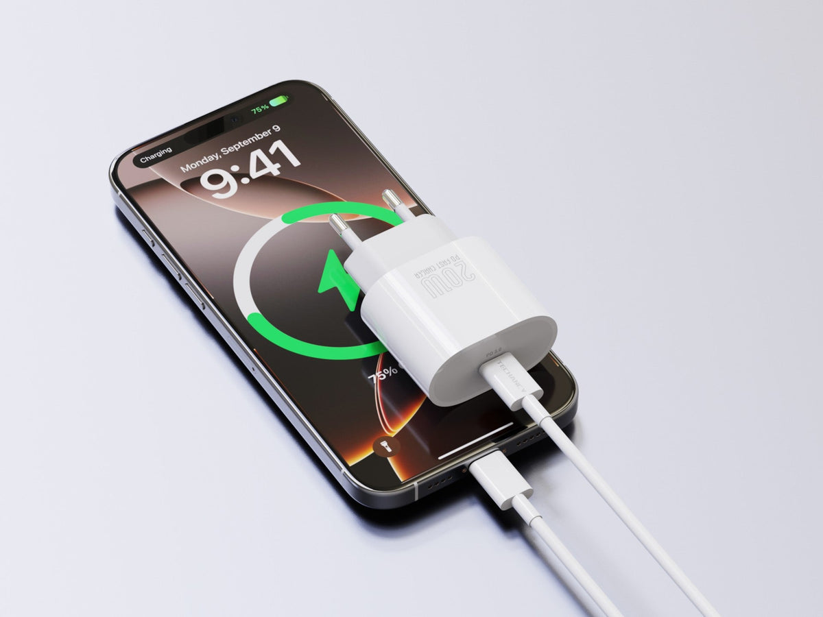 Techancy TA2824 PD 3.0 USB-C-oplader van 20 W met USB-C-kabel