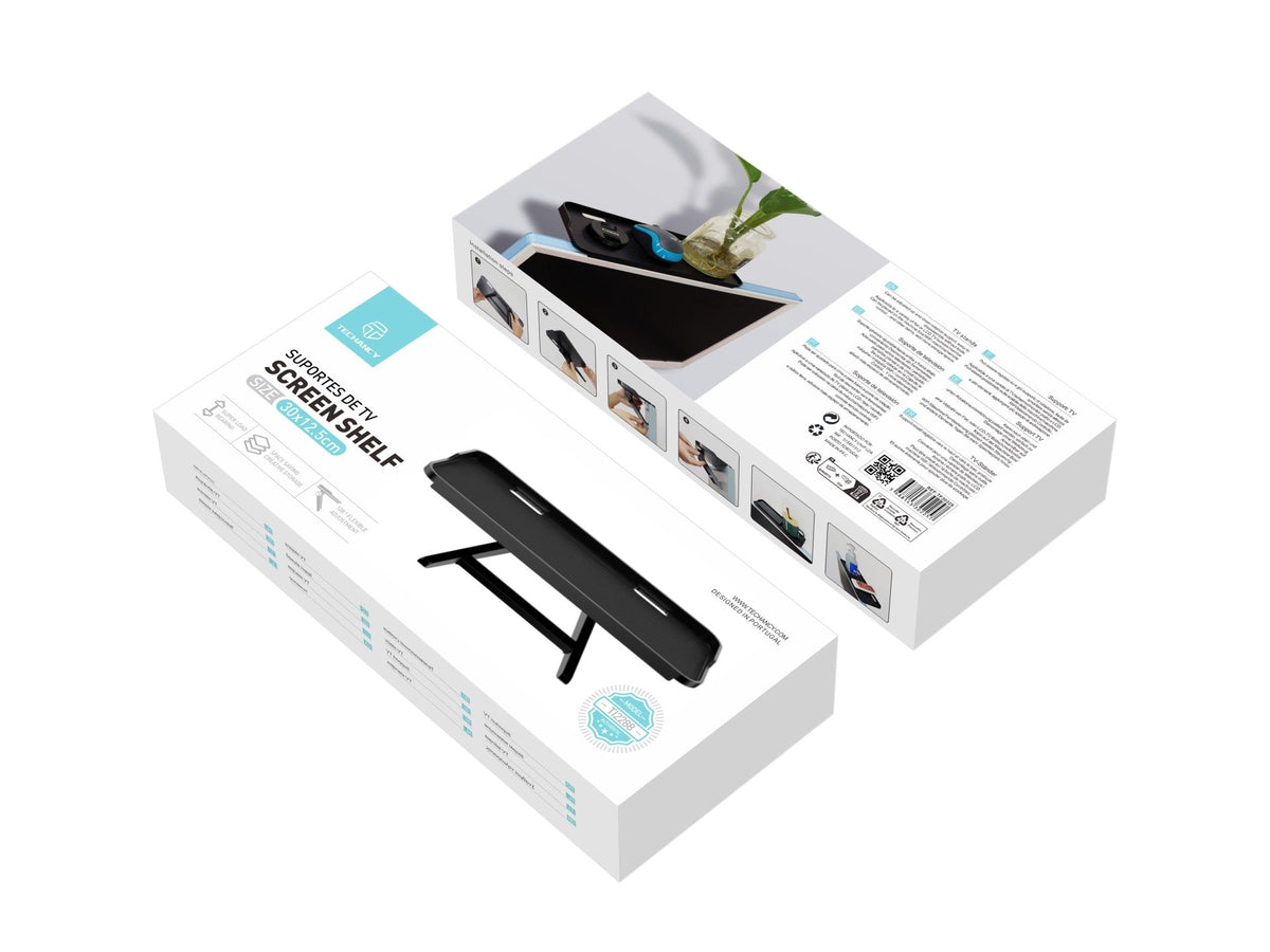 Techancy TI2288 standaard voor monitor, pc en tv, zwart
