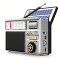 Multifunctionele draagbare radio FM/AM/Bluetooth/zonnepaneel