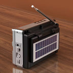 Multifunctionele draagbare radio FM/AM/Bluetooth/zonnepaneel