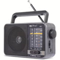AM/FM transistor radio with USB charging