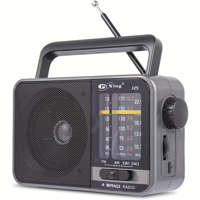 AM/FM-transistorradio met USB-oplaadfunctie