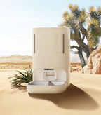 Smart automatic pet feeder with privacy camera